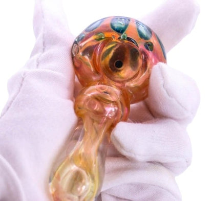 Pipe en Verre Flower Power – Vintage et Paix des Années 60-70