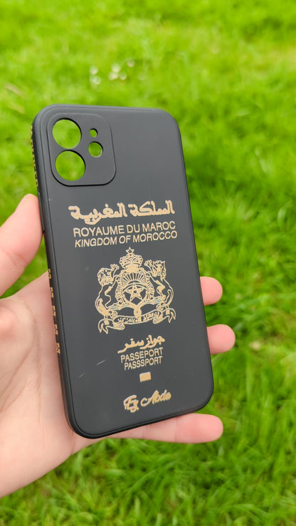 Phone shell with Moroccan patterns - Protection and elegance inspired by the Moroccan passport