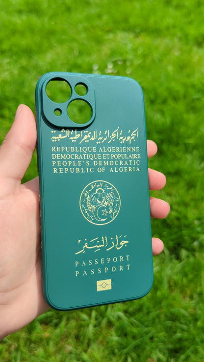 Algerian Passport Inspiration Coque In Samsung - Elegant and Protective Design