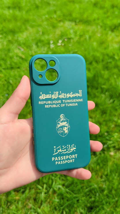 Tunisian passport design phone case - Elegant and cultural protection for Samsung