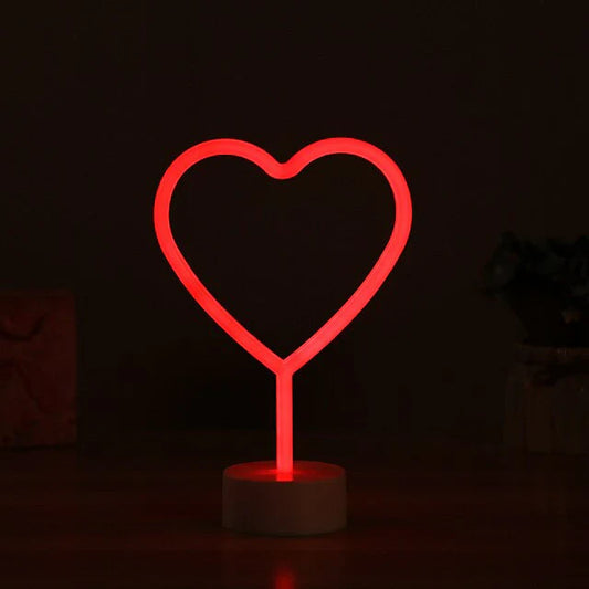 Lampe Néon Cœur - Éclairez Votre Intérieur avec Amour et Douceur