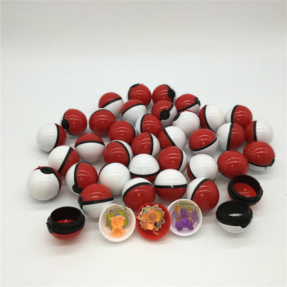 Set de 36 bolas Pokémon pequeñas con figura y pegatina