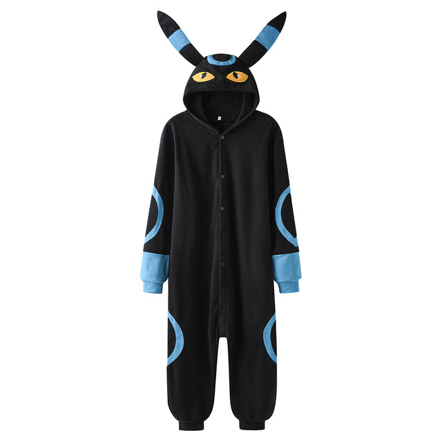 Flauschiger Nachtara Umbreon Onesie Pyjama kaufen