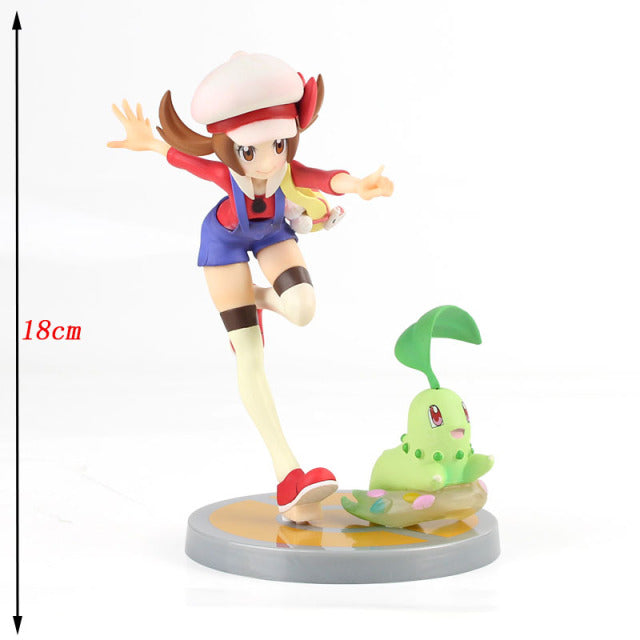 Figurines Pokémon Entraîneurs avec Compagnons - Collection Dynamique