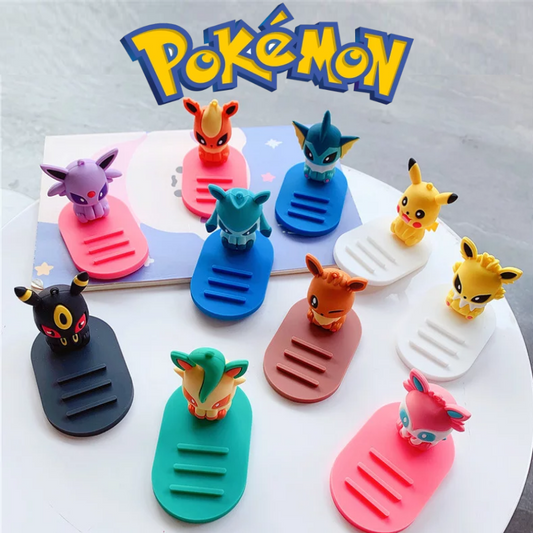 Soporte para móvil Pokémon con figura de Pokémon