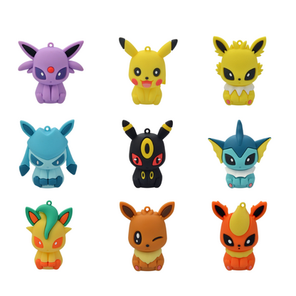 Soporte para móvil Pokémon con figura de Pokémon