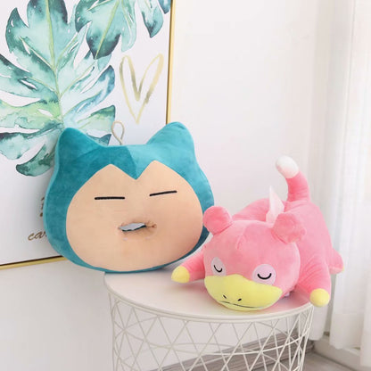 Distributeur de Serviettes en Peluche Snorlax & Slowpoke