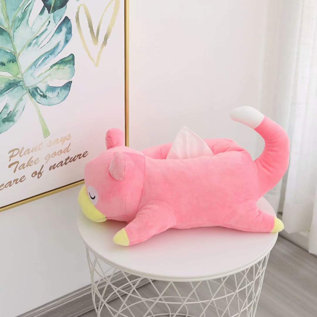 Distributeur de Serviettes en Peluche Snorlax & Slowpoke