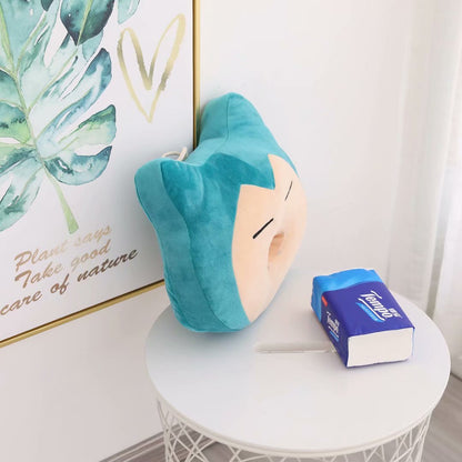 Distributeur de Serviettes en Peluche Snorlax & Slowpoke