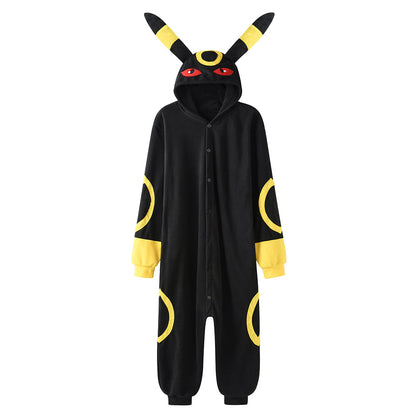 Pyjama Onesie Fluffy Nachtara Umbreon - Confort et Style Audacieux