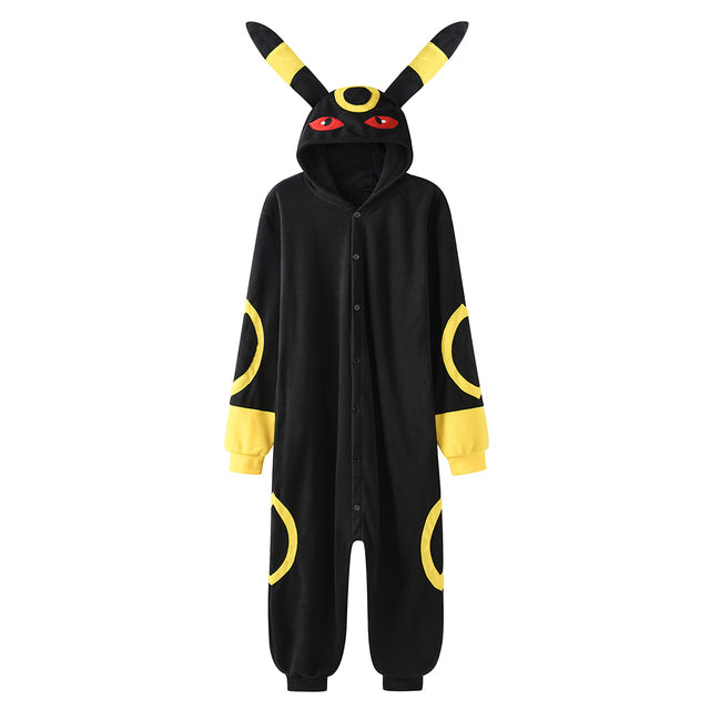 Flauschiger Nachtara Umbreon Onesie Pyjama kaufen