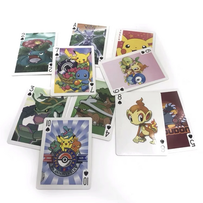 Jeu de cartes Pokémon Pikachu – 56 cartes illustrées