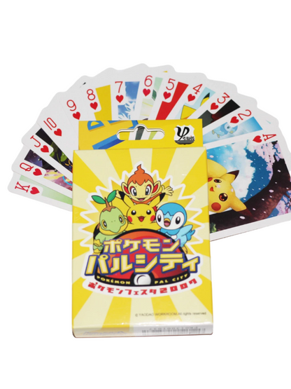 Jeu de cartes Pokémon Pikachu – 56 cartes illustrées