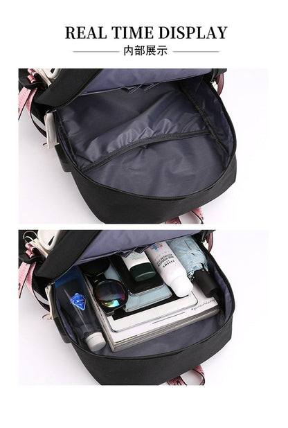 Mochila Pokémon avec Compartiment pour Ordinateur Portable - 41 Designs Uniques