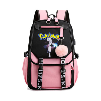 Mochila Pokémon avec Compartiment pour Ordinateur Portable - 41 Designs Uniques