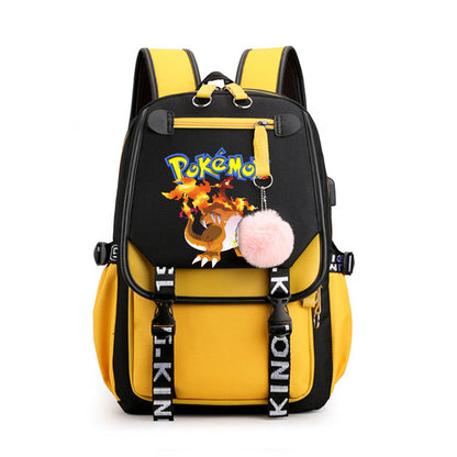 Mochila Pokémon avec Compartiment pour Ordinateur Portable - 41 Designs Uniques