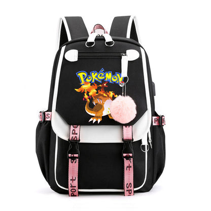 Mochila Pokémon avec Compartiment pour Ordinateur Portable - 41 Designs Uniques