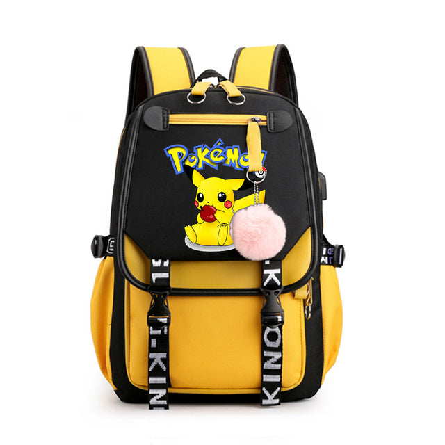 Mochila Pokémon avec Compartiment pour Ordinateur Portable - 41 Designs Uniques