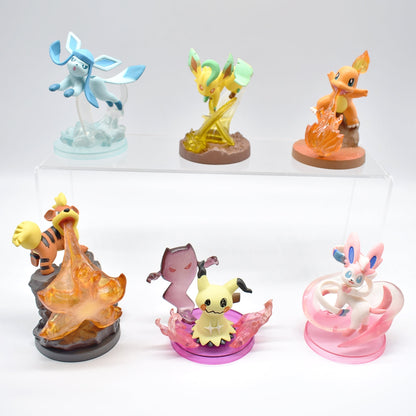 Figurines 3D Émotionnelles Pokémon - Décor Dynamiques