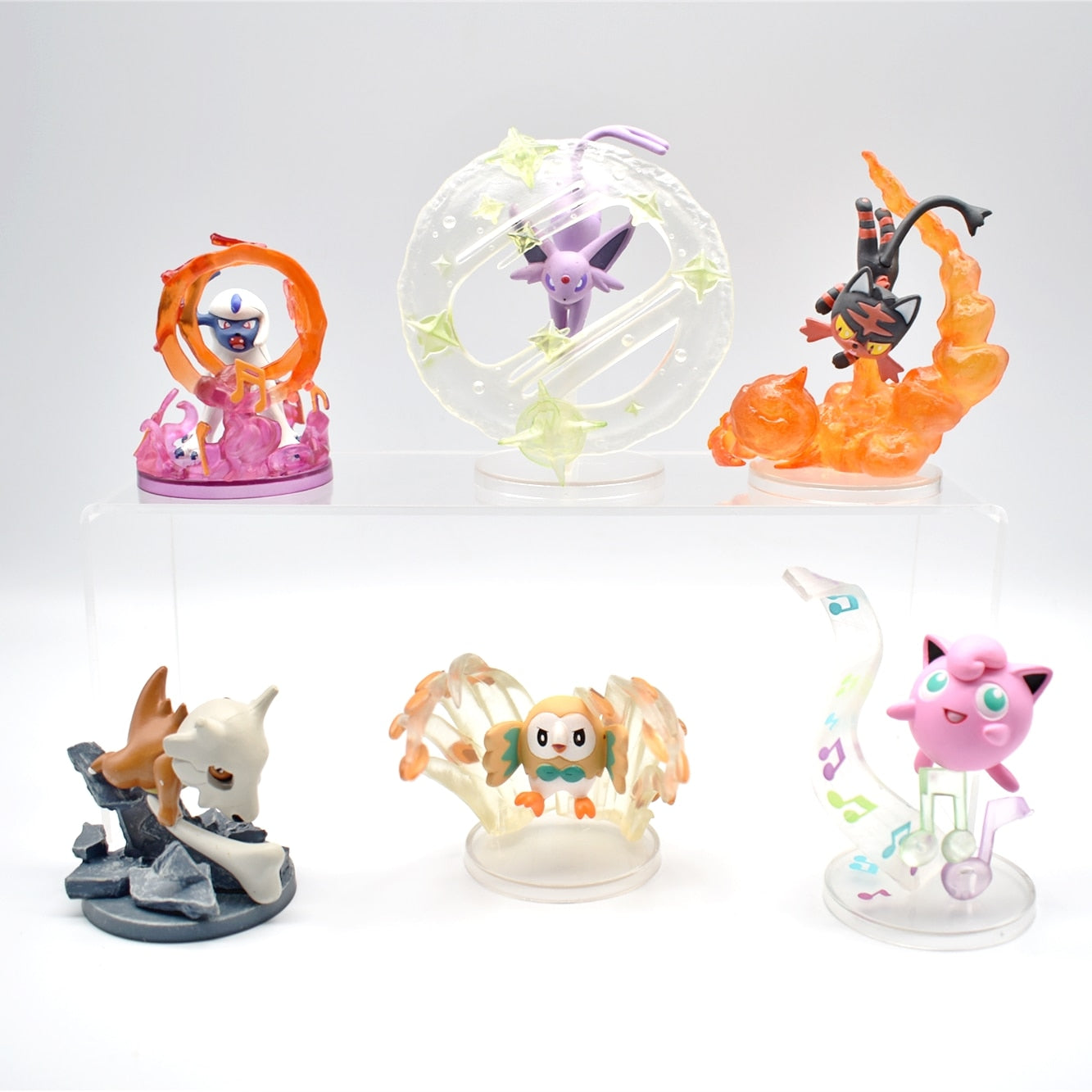 Figurines 3D Émotionnelles Pokémon - Décor Dynamiques