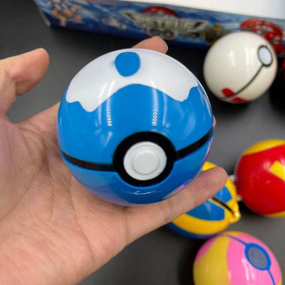 Ensemble de 8 Pokébolas avec Figurines Surprises Pokémon