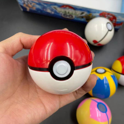 Ensemble de 8 Pokébolas avec Figurines Surprises Pokémon