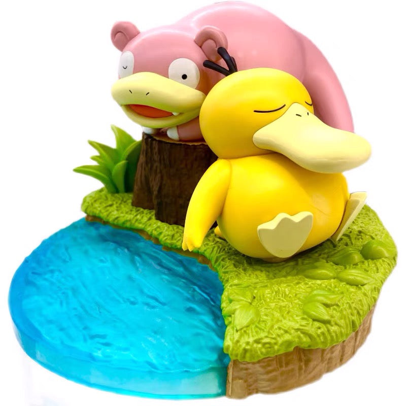 Duo Charmant Flegmon et Enton - Figurine Pokémon