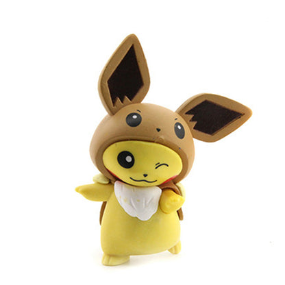 Ensemble de Figurines Cosplay Pokémon – 6 Pièces Adorables