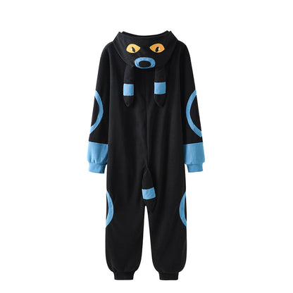 Pyjama Onesie Fluffy Nachtara Umbreon - Confort et Style Audacieux