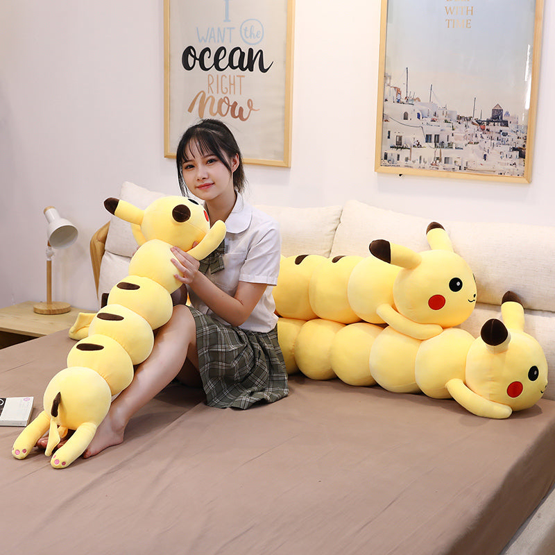 Peluche Géante Pikachu - Compagnon Douillet et Confortable