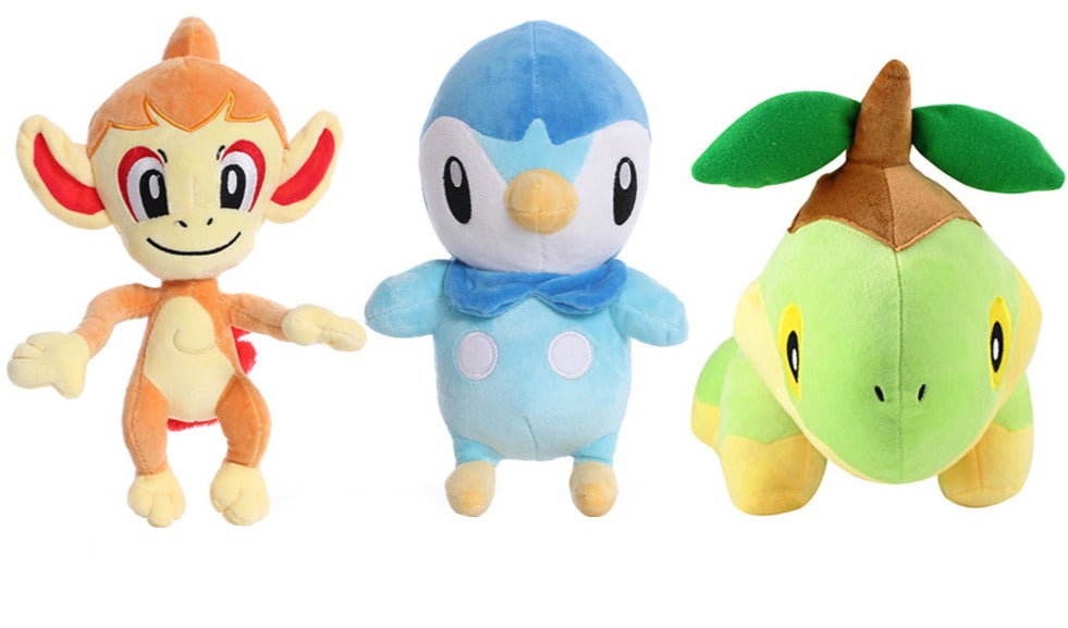 Peluches Pokémon Douces - Cenicienta, Plinfa et Chelast