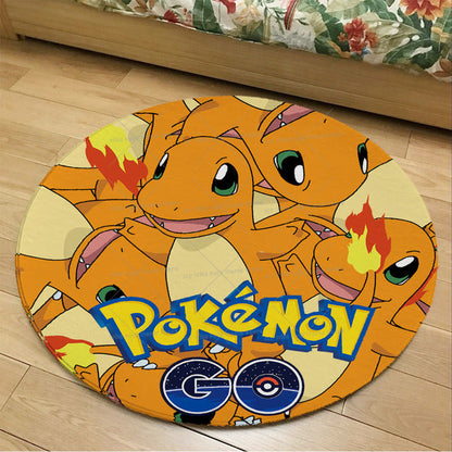 Runder Flanel Pokemon Teppich in vielen Motiven kaufen