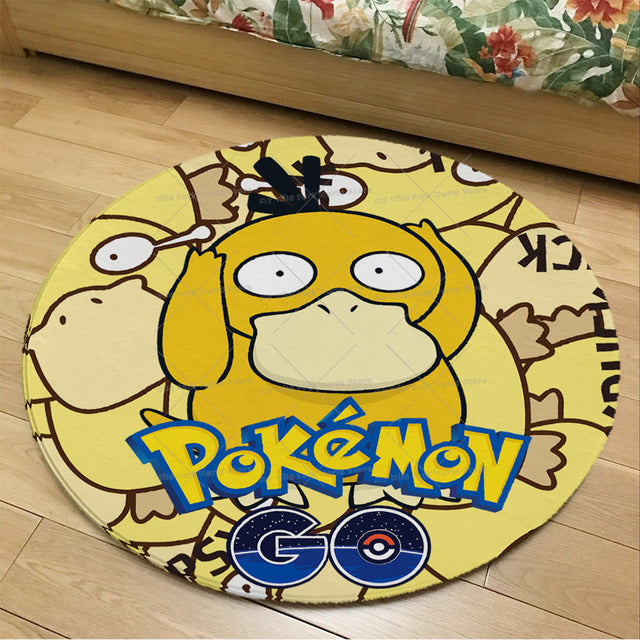 Runder Flanel Pokemon Teppich in vielen Motiven kaufen