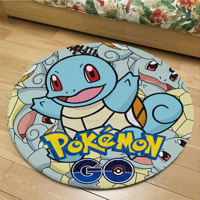 Runder Flanel Pokemon Teppich in vielen Motiven kaufen