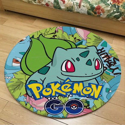 Runder Flanel Pokemon Teppich in vielen Motiven kaufen