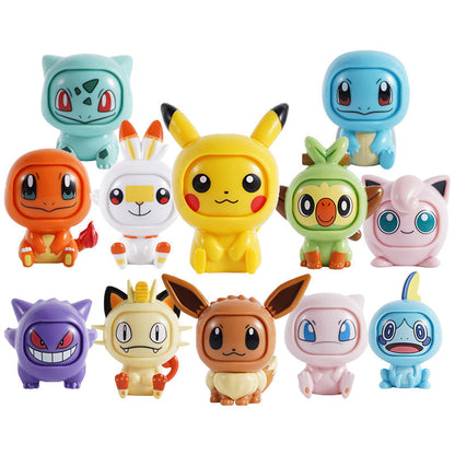 Figurines Pokémon Collectibles à Visages Changeants – 5 cm