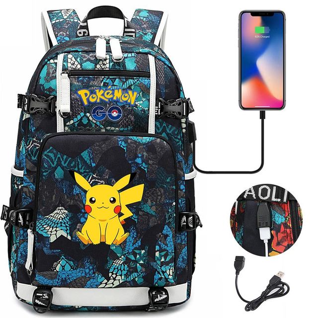 Pokémon Rucksack mit Smartphone Ladefunktion kaufen