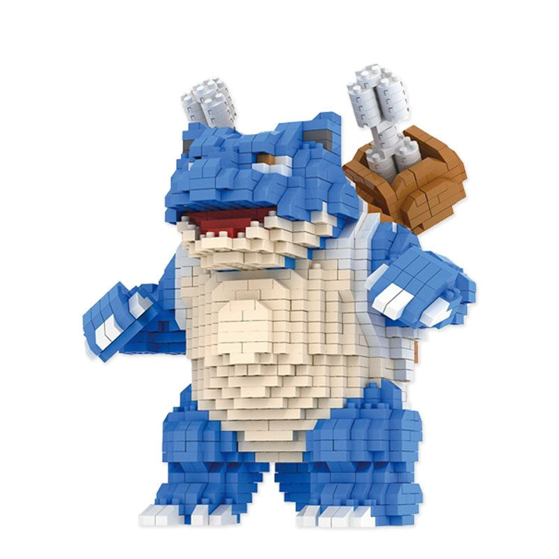 Figurine en blocs de construction Turtok Blastoise - 1980 pièces