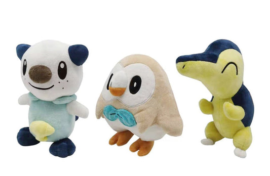 Peluches Pokémon Legends Arceus : Fiery Angel, Ottaro et Bauz