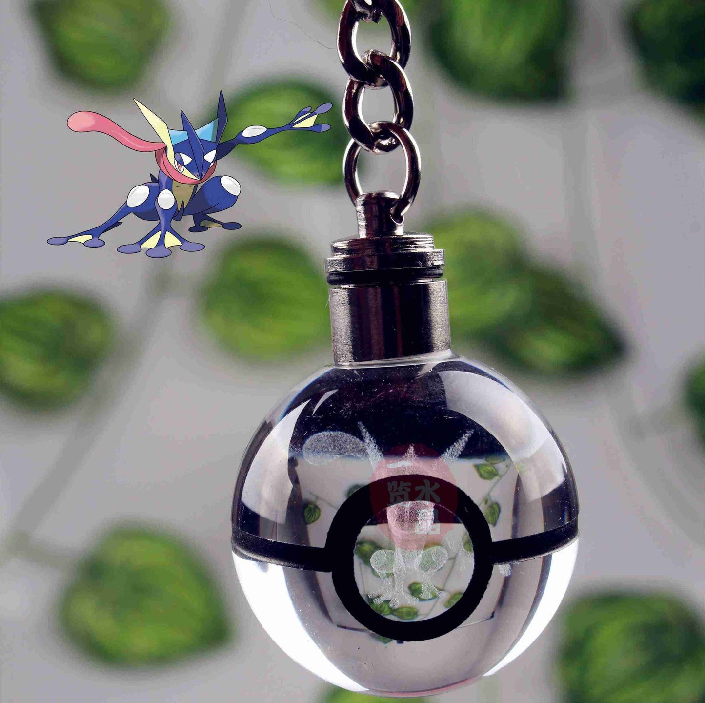 Colgante Pokebola Lumineux avec Motifs Pokémon