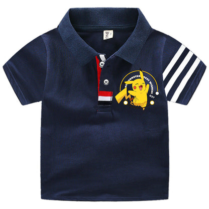 Polos Pokémon pour enfants - 33 motifs estivaux amusants