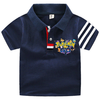 Pokemon Polo Shirts für Kinder mit vielen verschiedenen Motiven für den Sommer kaufen