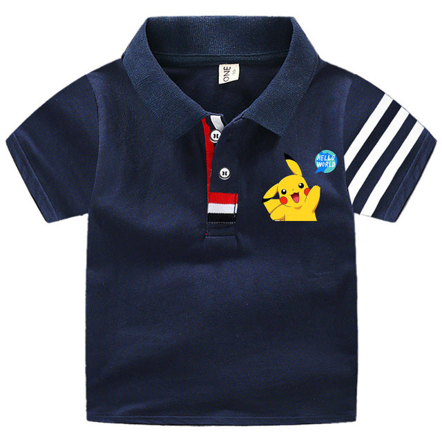 Pokemon Polo Shirts für Kinder mit vielen verschiedenen Motiven für den Sommer kaufen