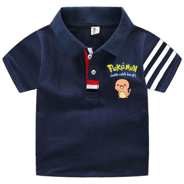 Pokemon Polo Shirts für Kinder mit vielen verschiedenen Motiven für den Sommer kaufen