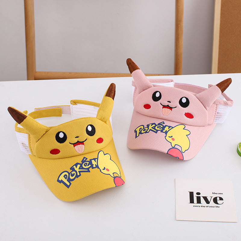 Gorro de Protection Solaire Pikachu pour Enfants - Été et Vacances