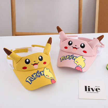 Gorro de Protection Solaire Pikachu pour Enfants - Été et Vacances