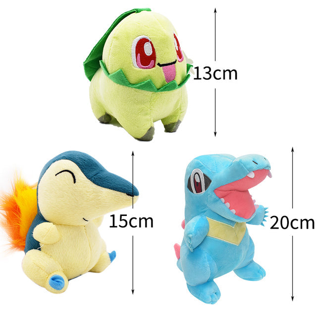 3-teilige Pokémon Plüschfiguren Regionen-Sammlung kaufen