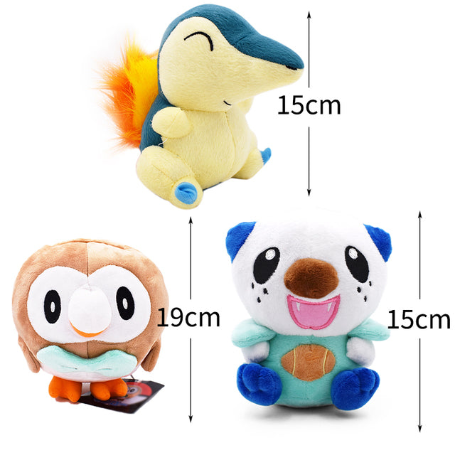 3-teilige Pokémon Plüschfiguren Regionen-Sammlung kaufen