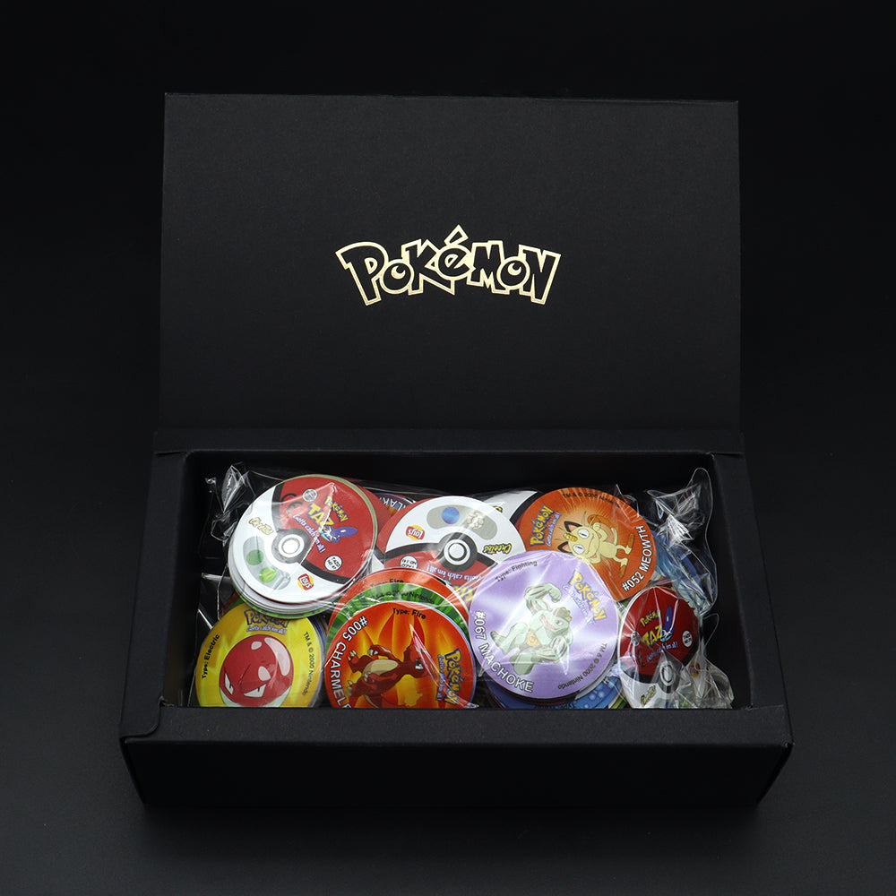 Tazos Pokemon 160 Round Pogs Edición 2000 con Caja