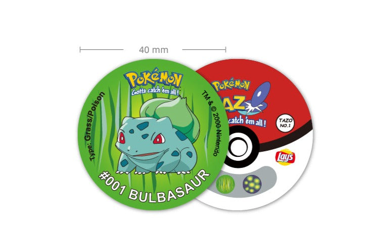 Tazos Pokemon 160 Round Pogs Edición 2000 con Caja